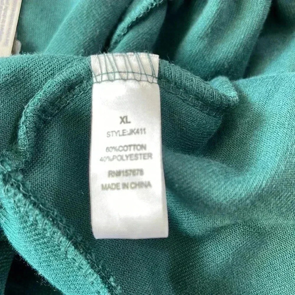 Reflex Green Zip Front Velour Hoodie - Picture 10 of 14